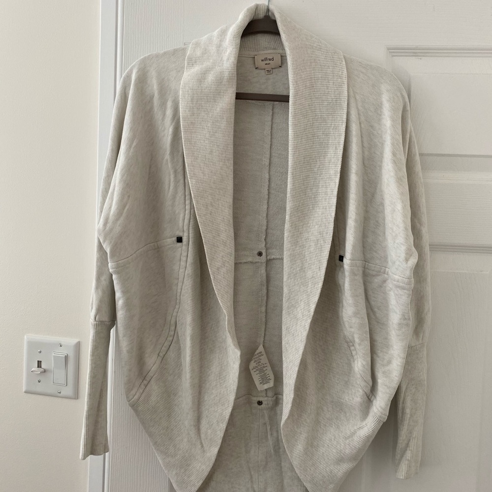 Aritzia Cream Cardigan Sweater
